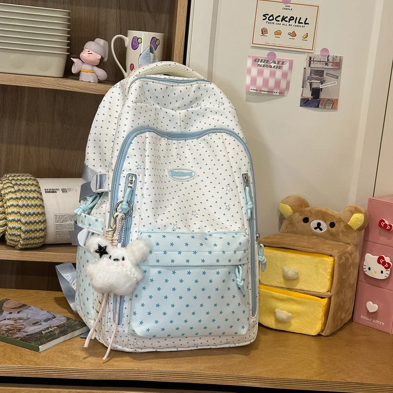 Dekorativer Rucksack mit Sternenmuster Karnz