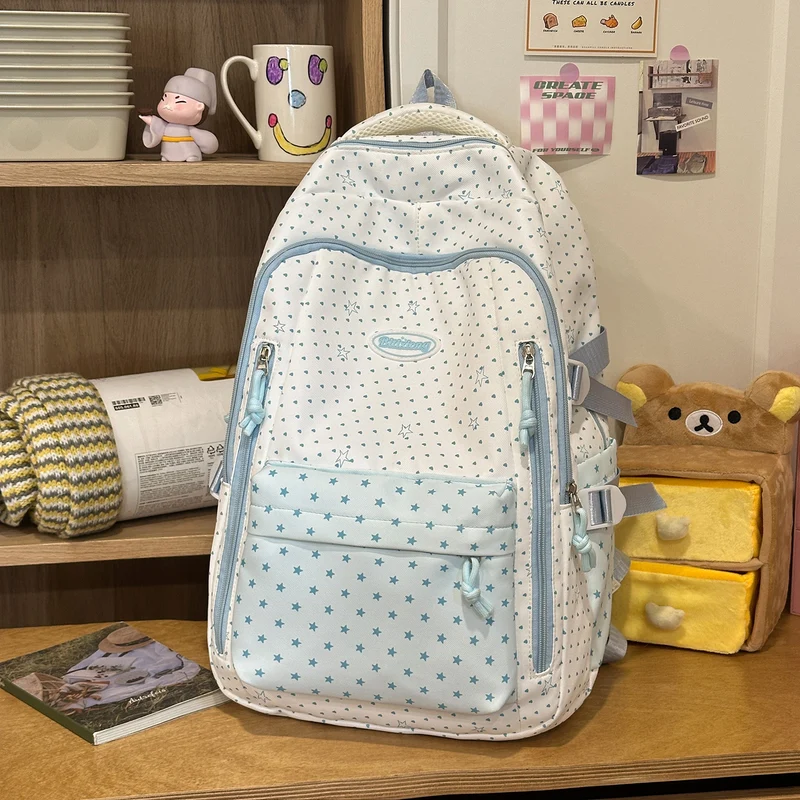 Dekorativer Rucksack mit Sternenmuster Karnz