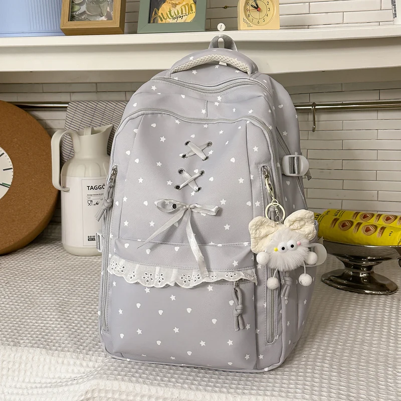 Dekorativer Sternmuster-Rucksack Karnz 1791205780