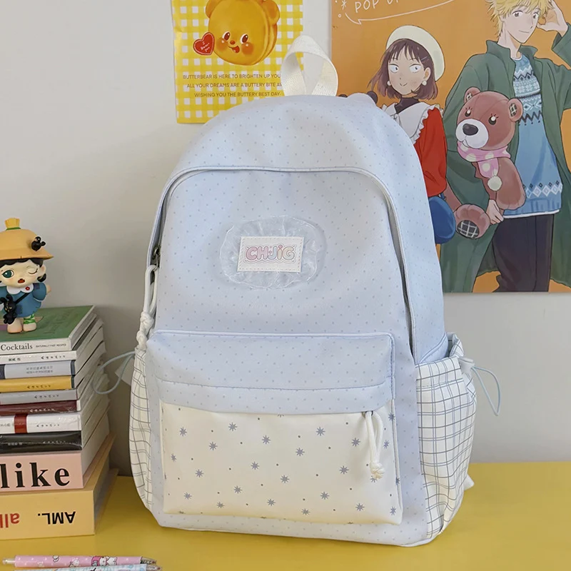 Niedlicher gepunkteter Casual-Rucksack Karnz