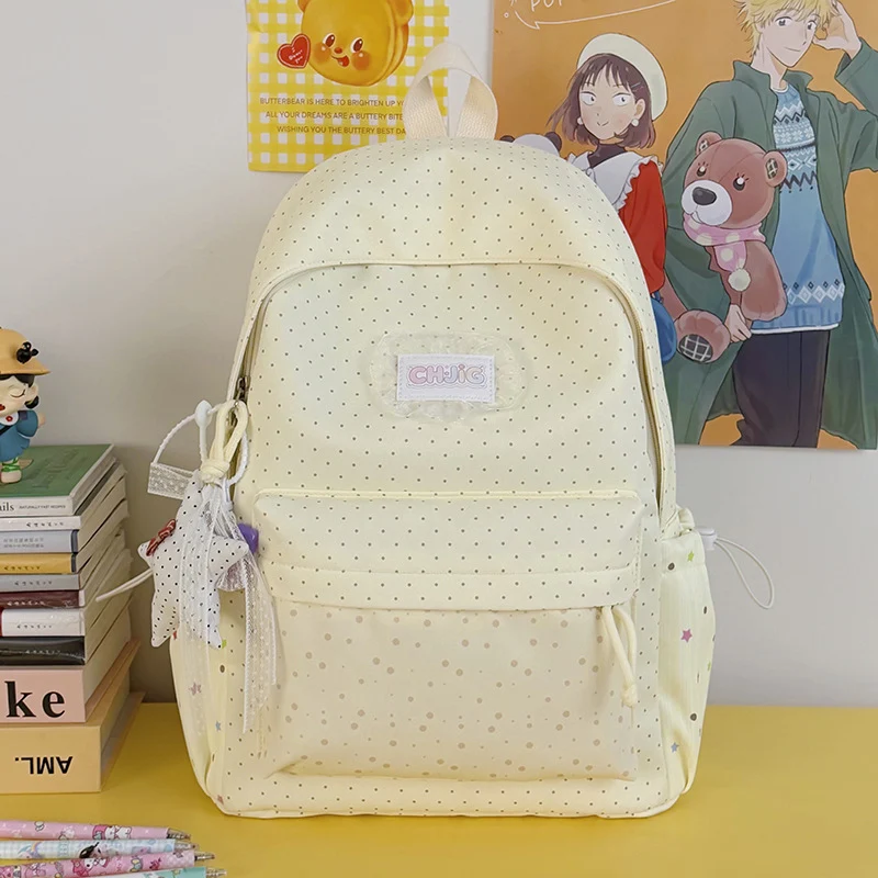 Niedlicher gepunkteter Casual-Rucksack Karnz