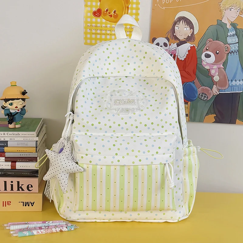 Niedlicher gepunkteter Casual-Rucksack Karnz