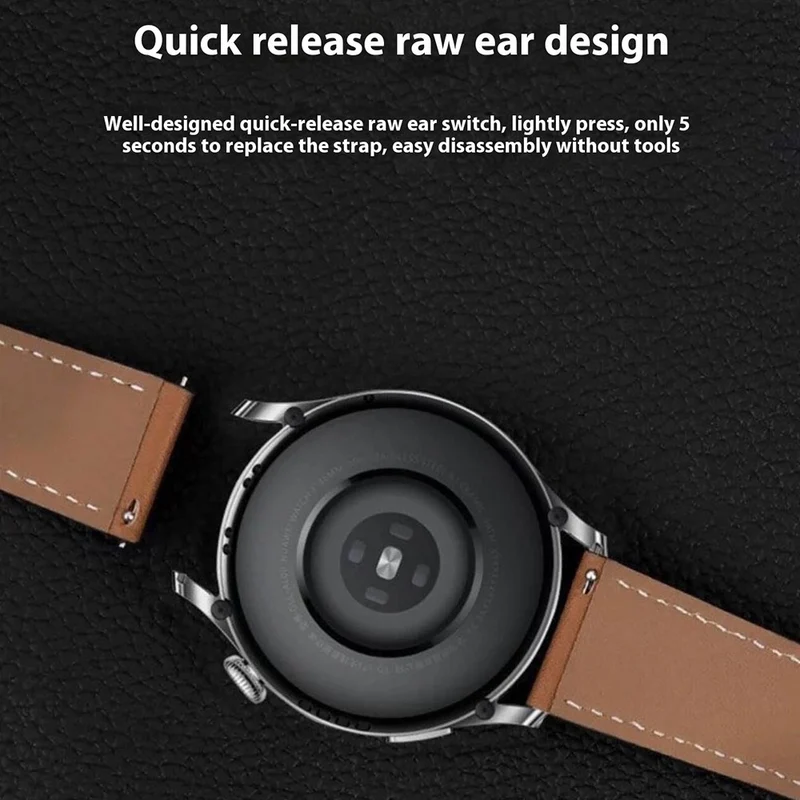 Mega Haltbar 22mm Kunstleder Armband