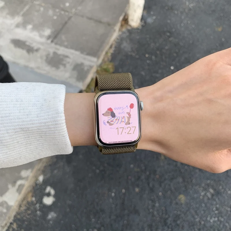 Sehr Modisch Apple Smartwatch Nylon Universell Armband