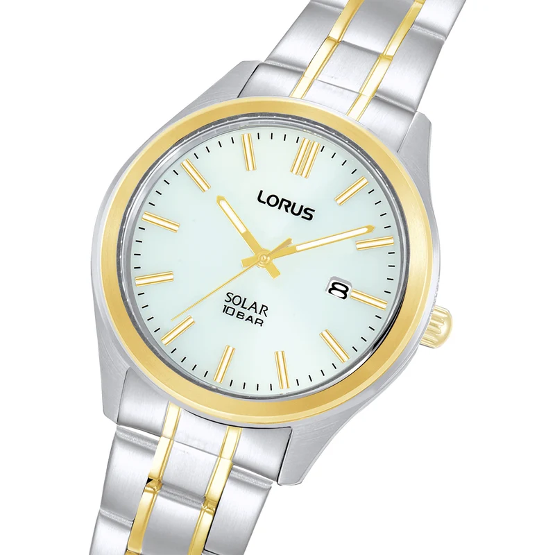Lorus Sports RX394AX9 Herrenuhr Weiß • Solar-Uhrwerk • 10 BAR Wasserdicht