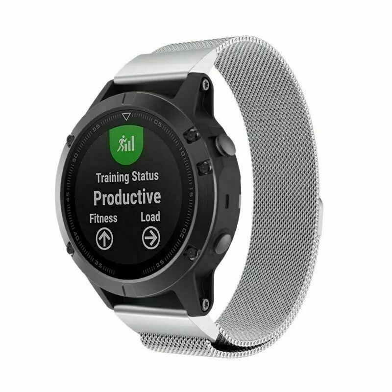 Garmin Fenix 9 Pro - 47mm Milanese Armband (Silber)