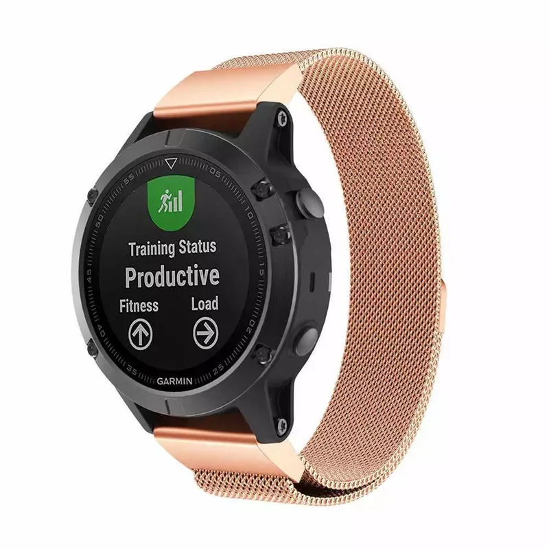 Garmin Fenix 9 Pro - 47mm Milanese Armband (Roségold)