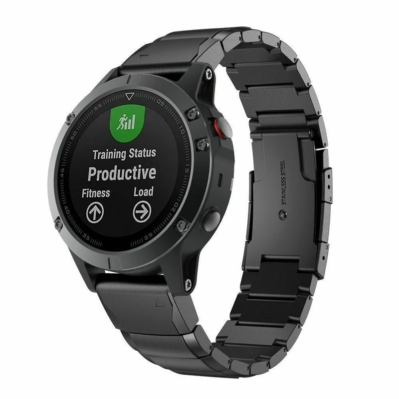 Garmin Fenix 9 - 47mm Metallarmband (Schwarz)