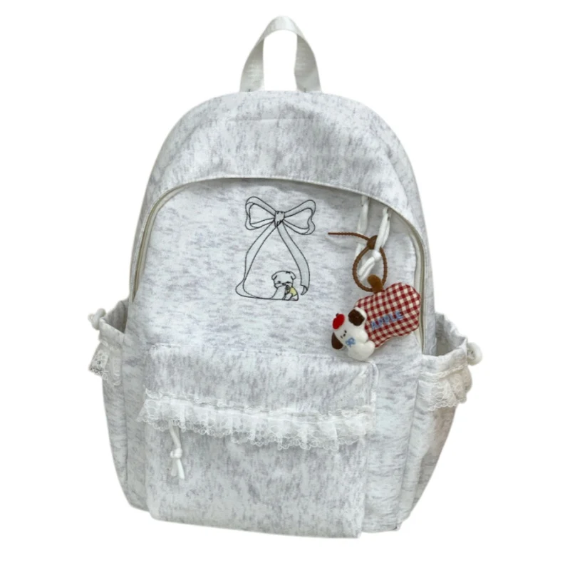 Dekorativer Rucksack mit Spitzenbesatz Karnz
