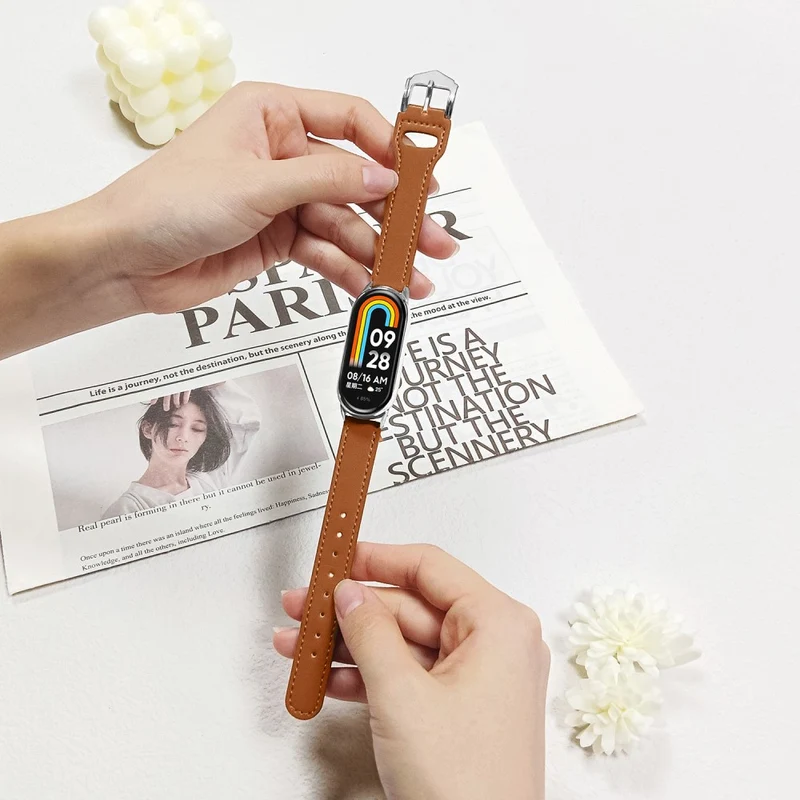 Absolut Ordentlich Xiaomi Smart Band 9 / Xiaomi Smart Band 8 Kunstleder Universell Armband