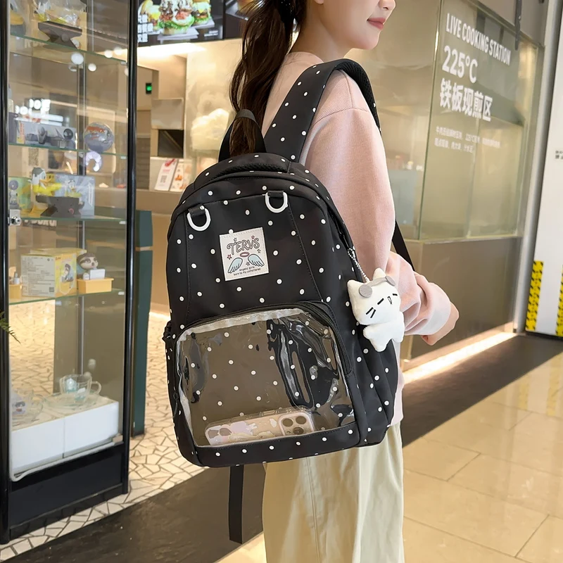 Niedlicher gepunkteter Rucksack Karnz 1791205345