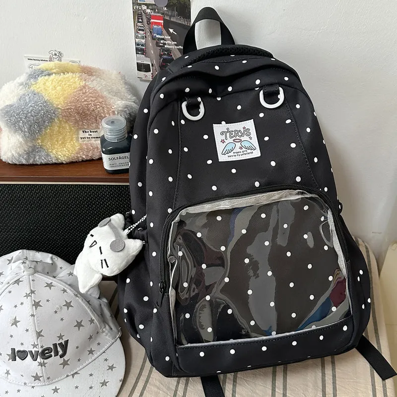 Niedlicher gepunkteter Rucksack Karnz 1791205345