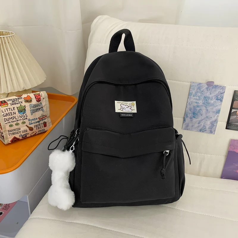 Süße Plüsch-Beschichtete Lässige Rucksack Karnz