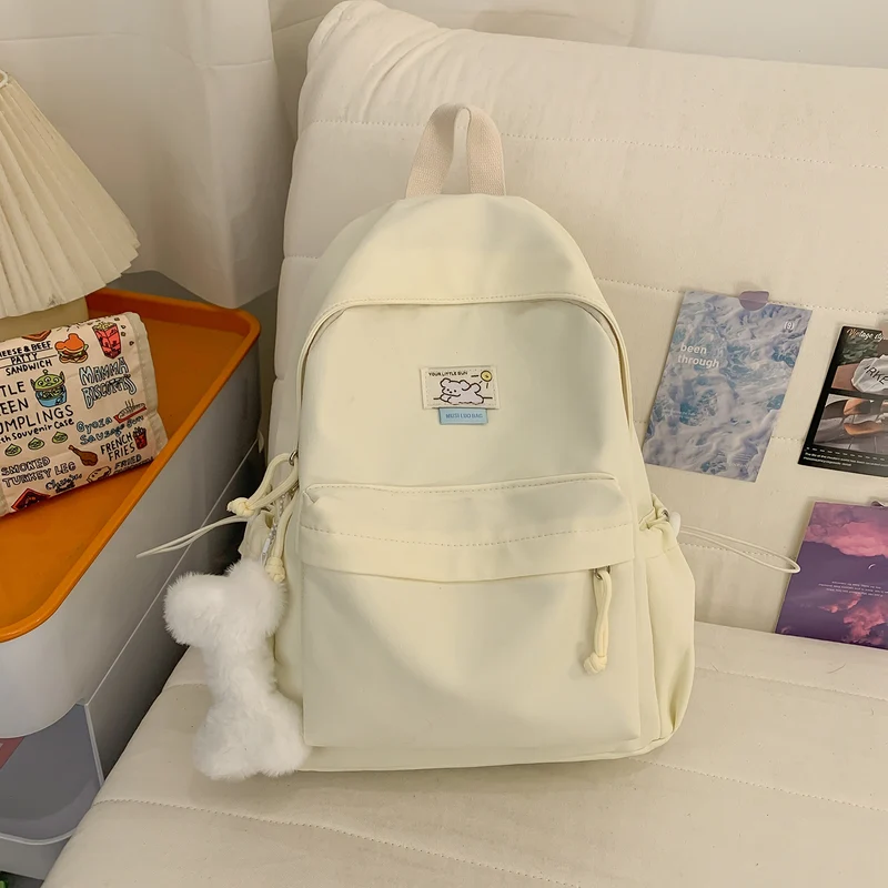 Süße Plüsch-Beschichtete Lässige Rucksack Karnz
