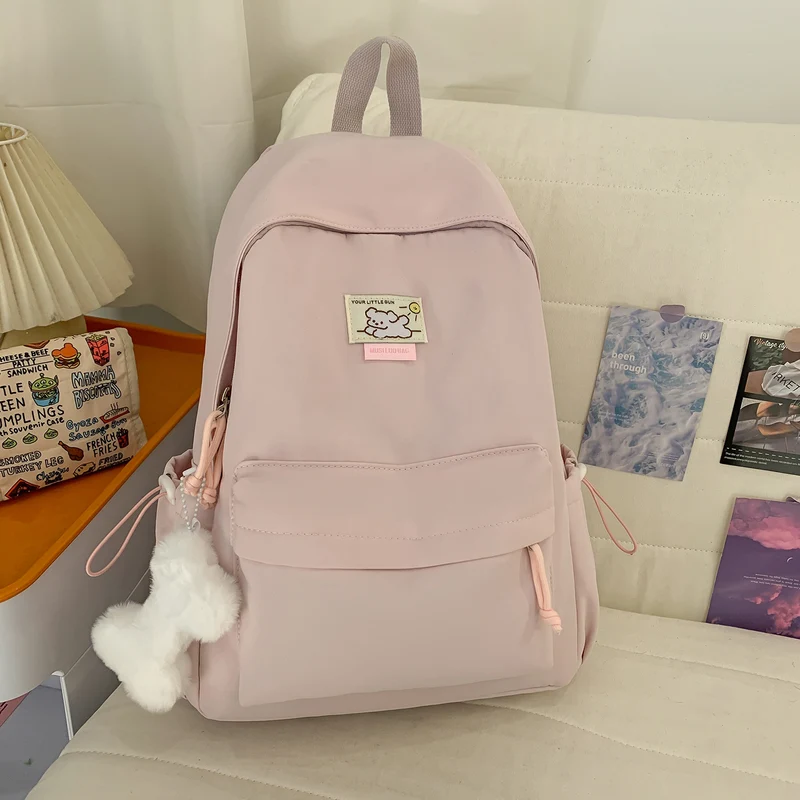 Süße Plüsch-Beschichtete Lässige Rucksack Karnz