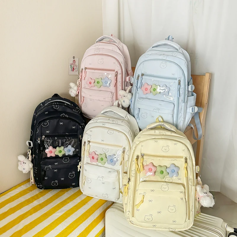 Niedlicher Cartoon-Printed Rucksack Karnz