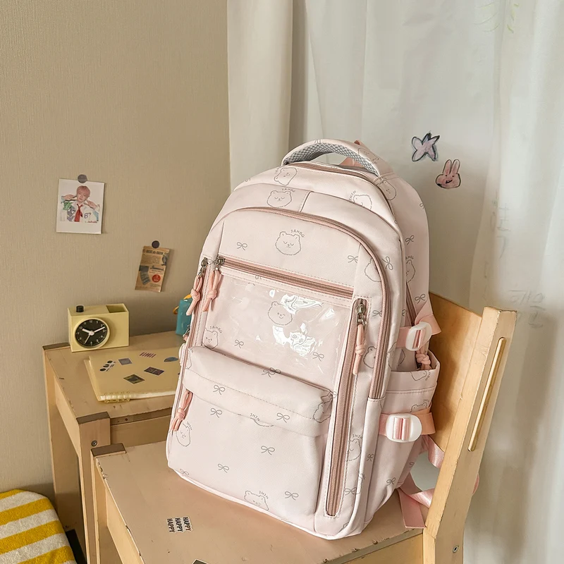 Niedlicher Cartoon-Printed Rucksack Karnz