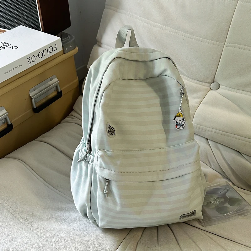 Süßes Cartoon-Design gestreifter Rucksack Karnz