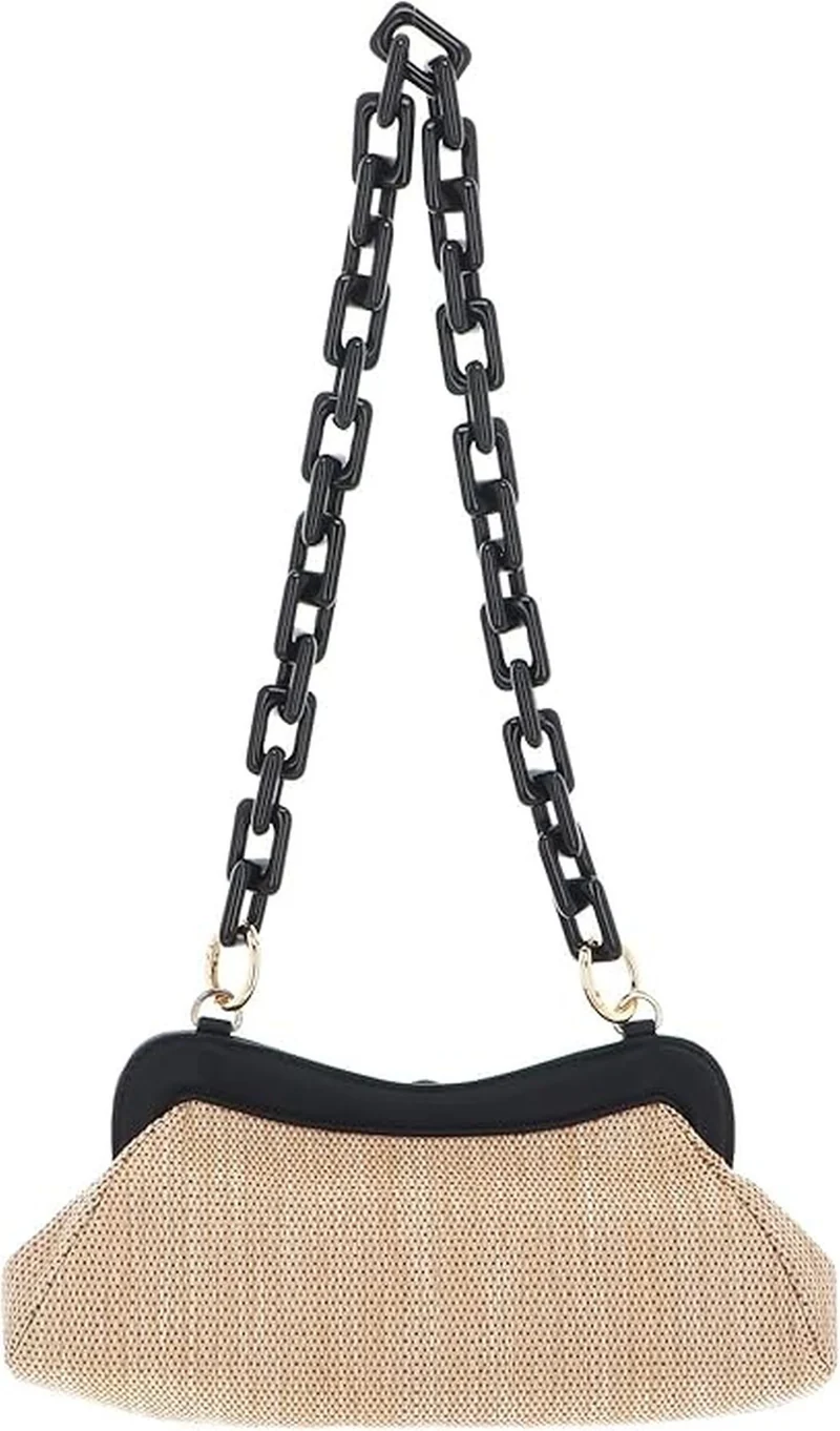 Valentino Bags Damen Handtasche Copacabana Natural/Nero VBS7UG03SG41