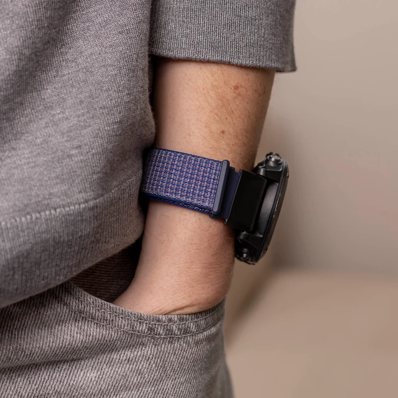 Garmin Fenix 9 - 47mm Nylonarmband (Blau)