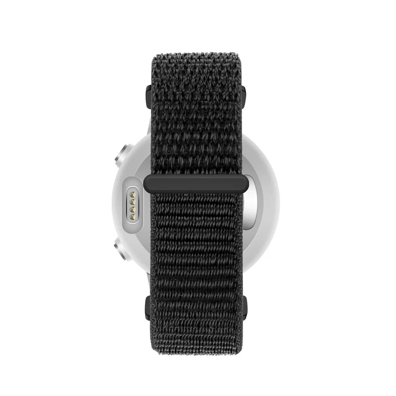 Bandz Garmin Fenix 9 Pro - 47mm Nylon Loop Armband (Schwarz)