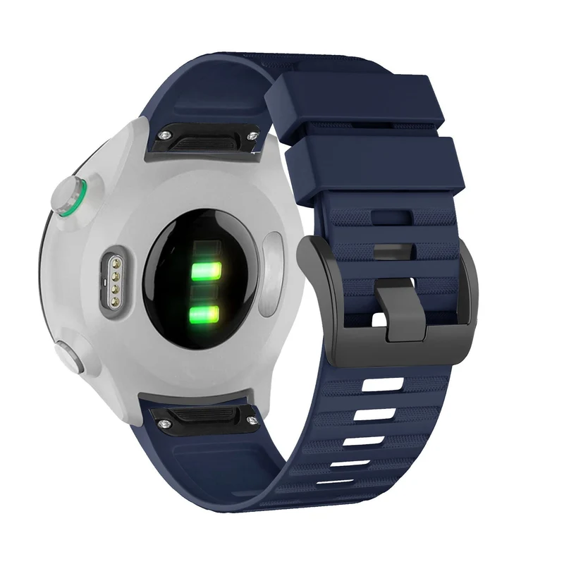 Bandz Garmin Fenix 9 Pro - 47mm Schnallen-Silikonarmband (Dunkelblau)