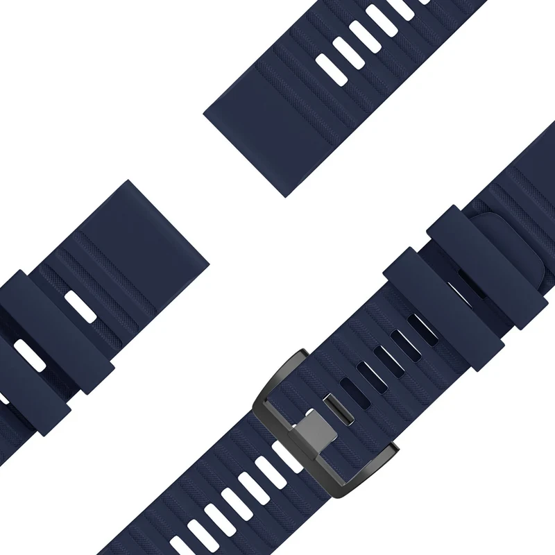 Bandz Garmin Fenix 9 Pro - 47mm Schnallen-Silikonarmband (Dunkelblau)