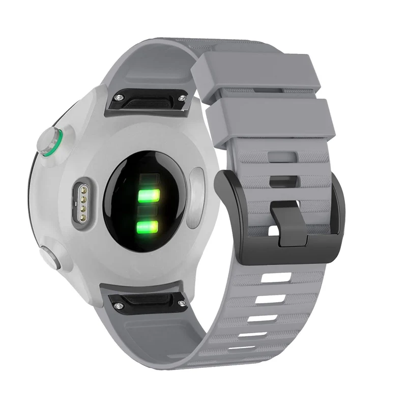 Bandz Garmin Fenix 9 Pro - 47mm Schnallen-Silikonarmband (Grau)