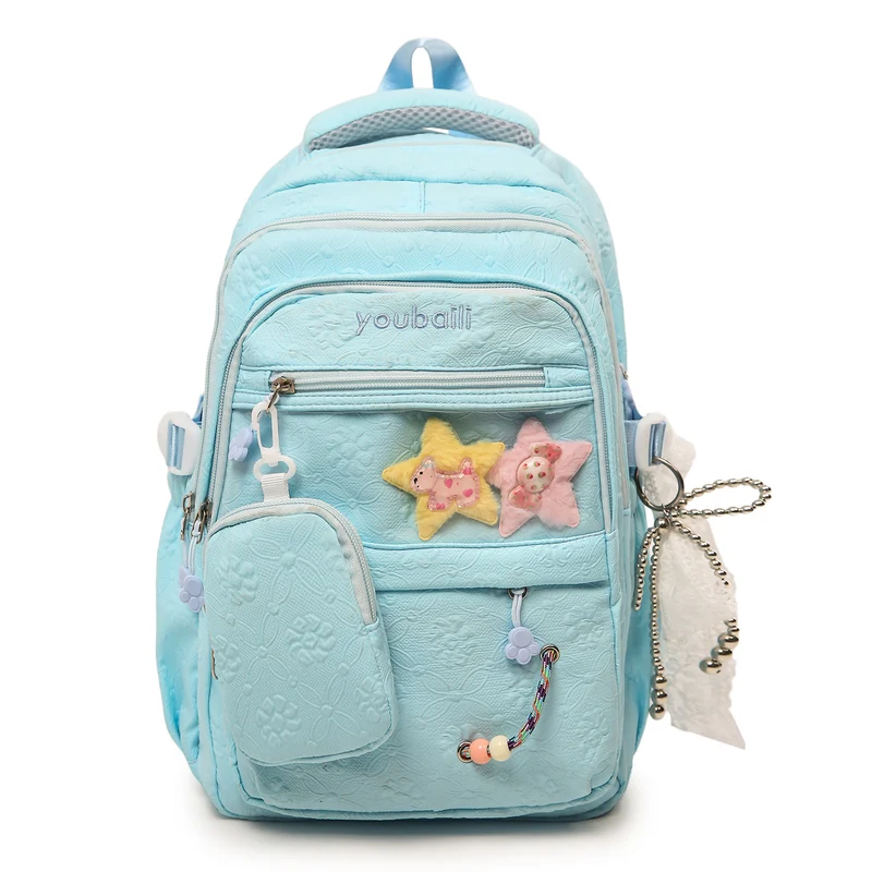 Dekorative floral-geprägte Rucksack Karnz