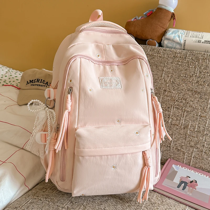 Dekorative Floral Verzierte Rucksack Karnz
