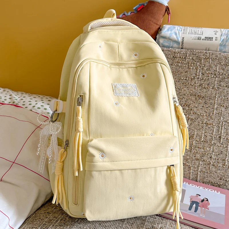 Dekorative Floral Verzierte Rucksack Karnz