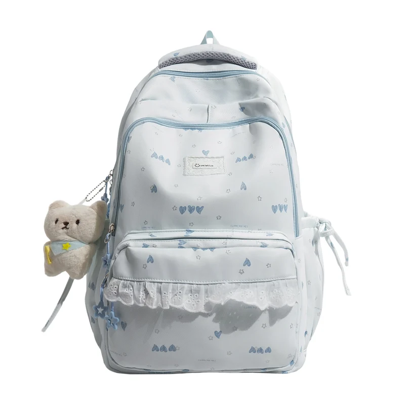 Niedlicher illustrierter Multi-Compartment Rucksack Karnz