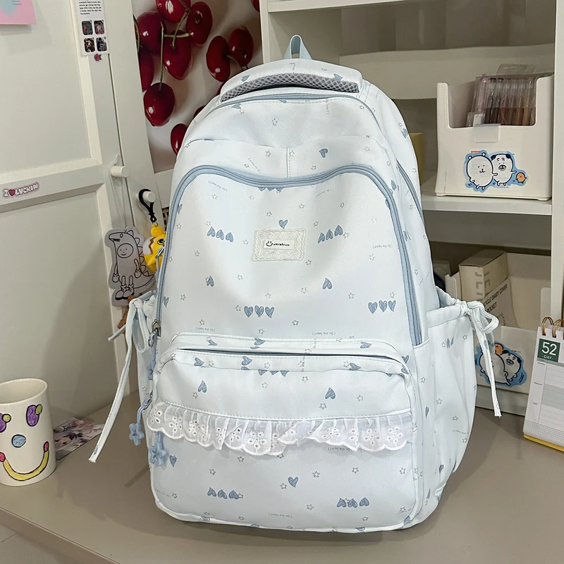 Niedlicher illustrierter Multi-Compartment Rucksack Karnz