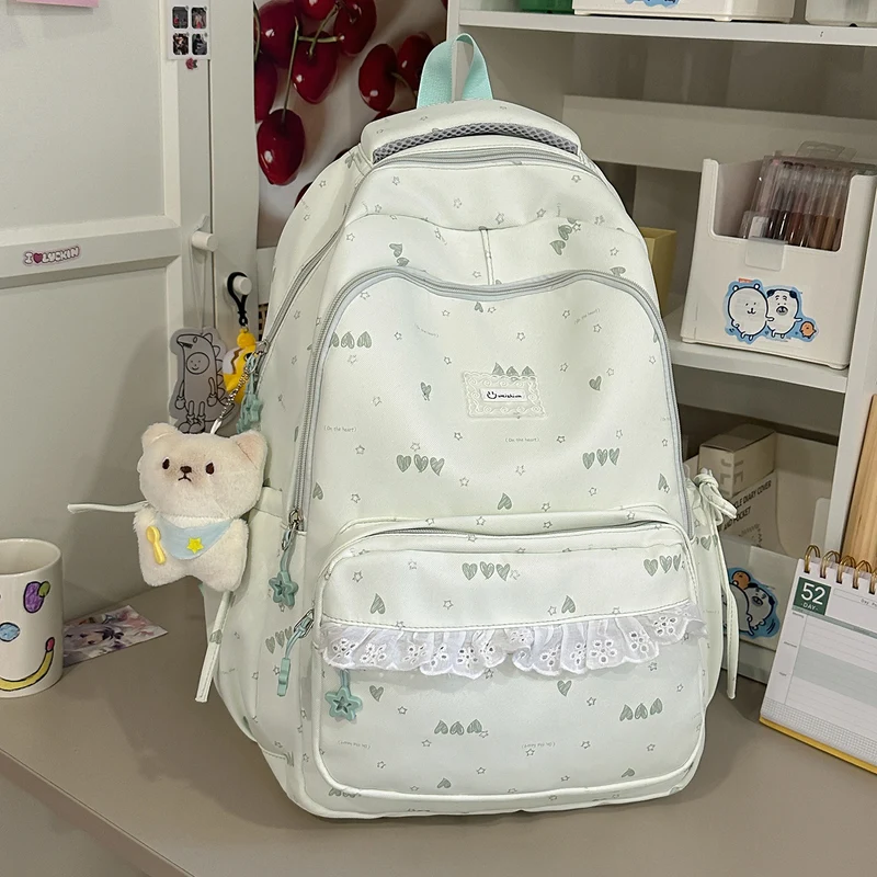 Niedlicher illustrierter Multi-Compartment Rucksack Karnz