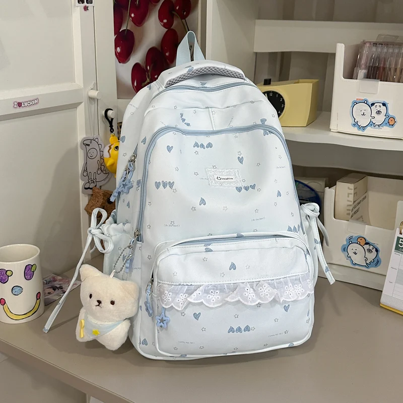 Niedlicher illustrierter Multi-Compartment Rucksack Karnz
