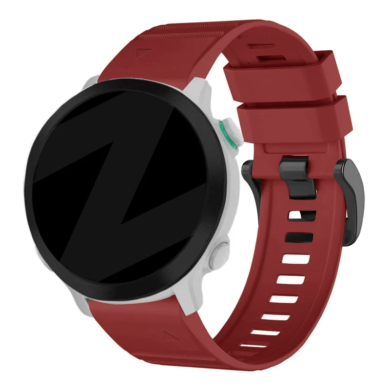 Bandz Garmin Fenix 9 - 47mm Schnallen-Silikonarmband (Rot)