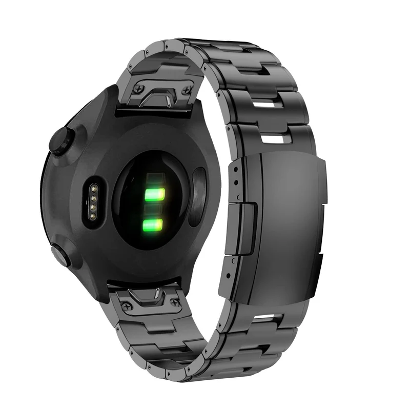 Bandz Garmin Fenix 9 Pro - 47mm Titan-Gliederarmband (Grau)