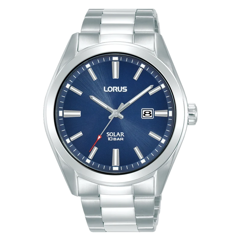Lorus Sports RX329AX9 Herrenuhr Dunkelblau • Solarwerk • Mineralglas