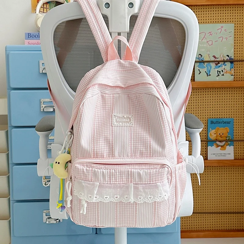 Hübscher karierter Design-Rucksack Karnz