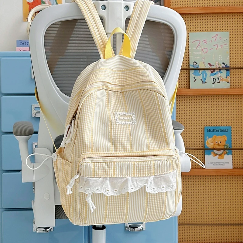Hübscher karierter Design-Rucksack Karnz