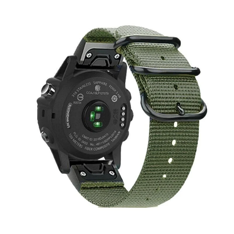 Garmin Fenix 9 - 47mm Schnallen-Nylonarmband (Grün)