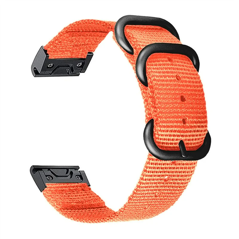 Garmin Fenix 9 Pro - 47mm Schnallen-Nylonarmband (Orange)