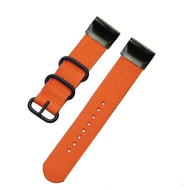 Garmin Fenix 9 Pro - 47mm Schnallen-Nylonarmband (Orange)