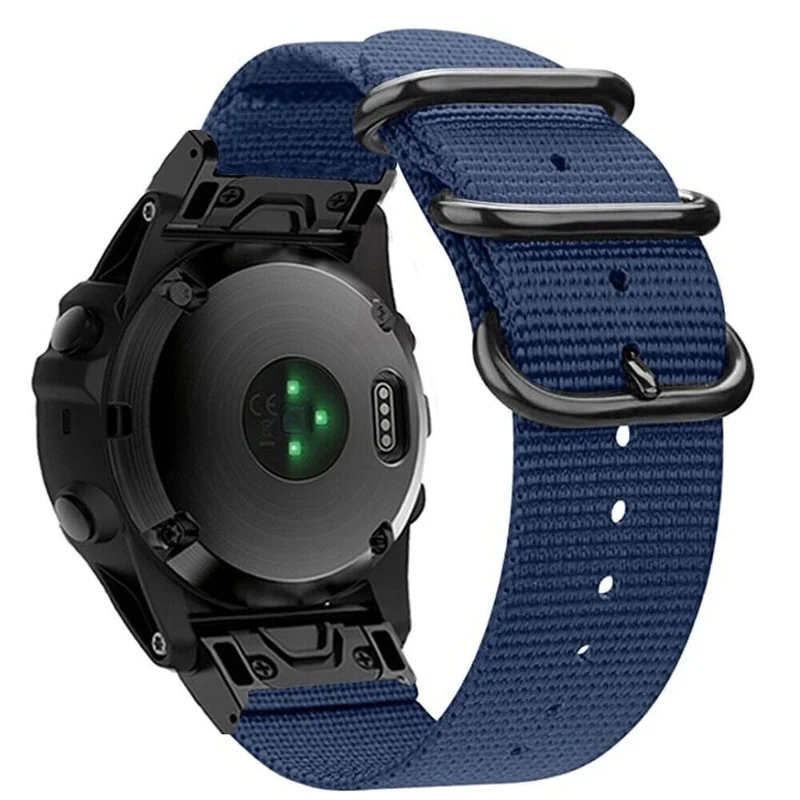 Garmin Fenix 9 Pro - 47mm Schnallen-Nylonarmband (Blau)