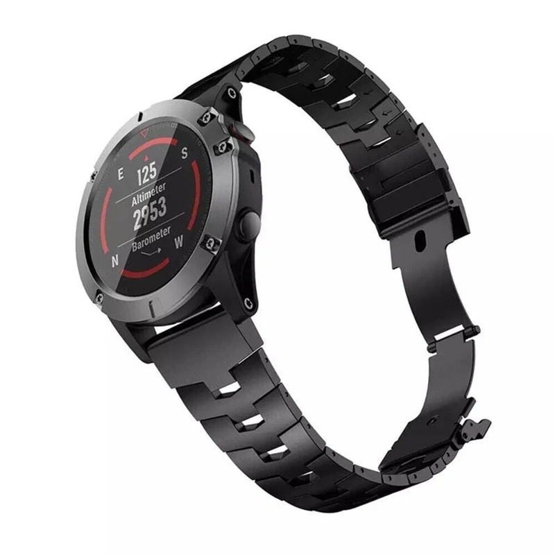Garmin Fenix 9 - 47mm Titanarmband (Schwarz)