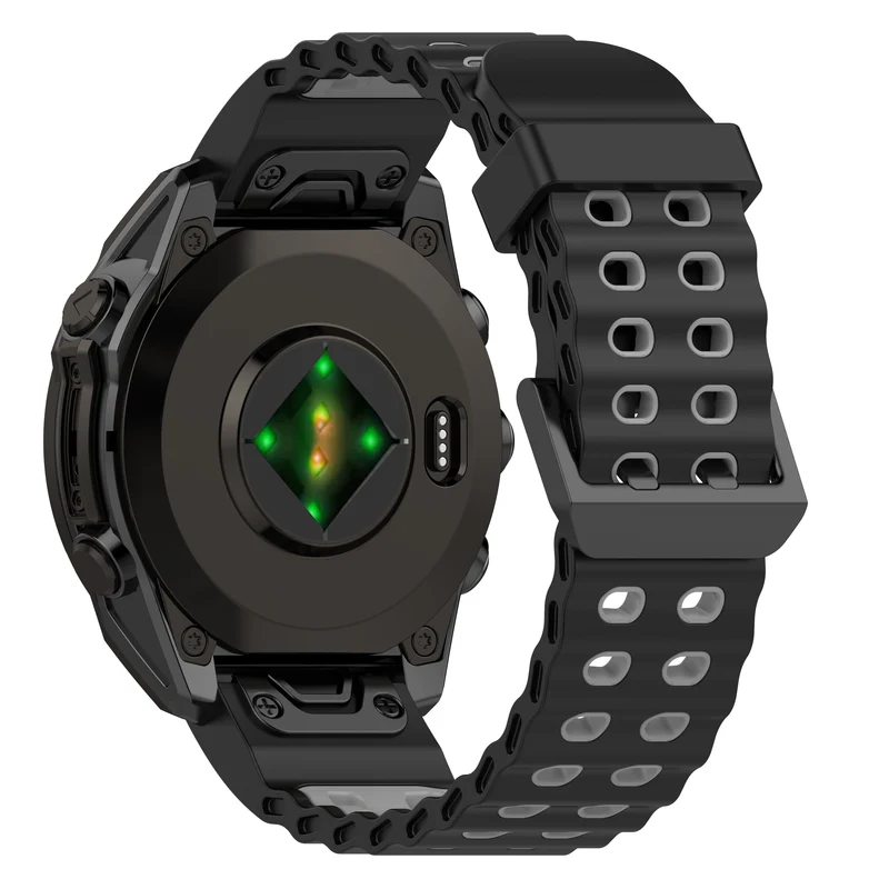 Garmin Fenix 9 Pro - 47mm Wave Sportarmband (Schwarz/Grau)