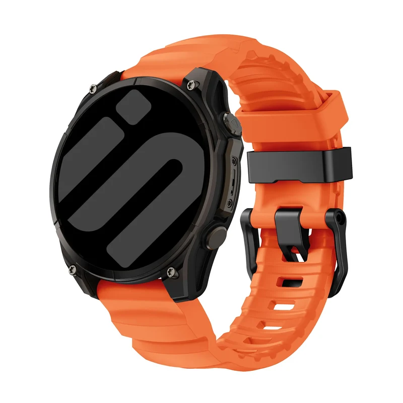 Garmin Fenix 9 - 51mm Trail Silikonarmband (Orange)