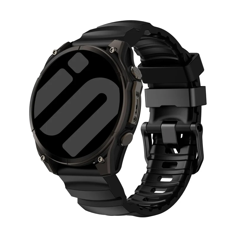 Garmin Fenix 9 - 51mm Trail Silikonarmband (Schwarz)