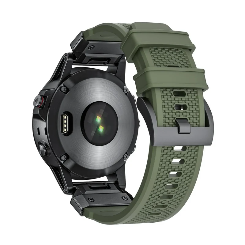 Bandz Garmin Fenix 9 Pro - 47mm Silikonarmband 'Explorer' (Grün)