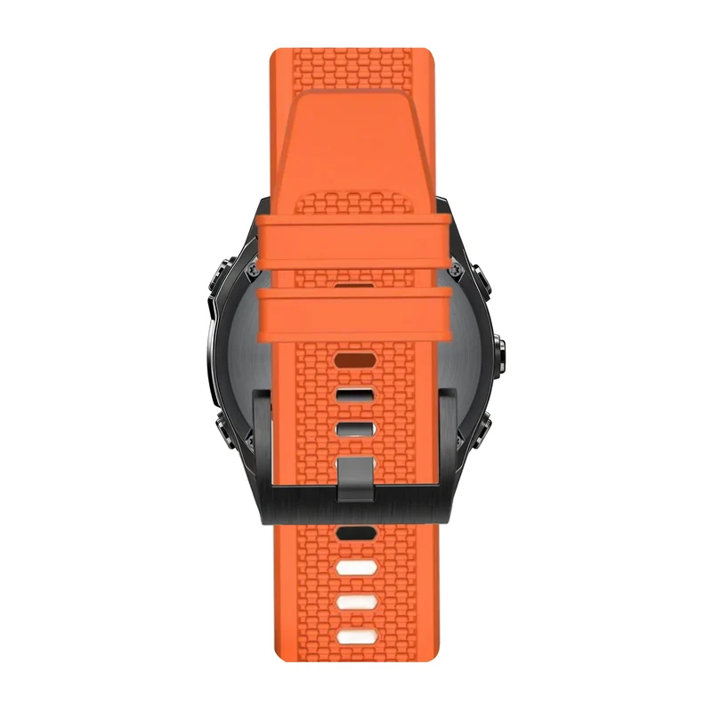 Bandz Garmin Fenix 9 Pro - 51mm Silikonarmband 'Explorer' (Orange)